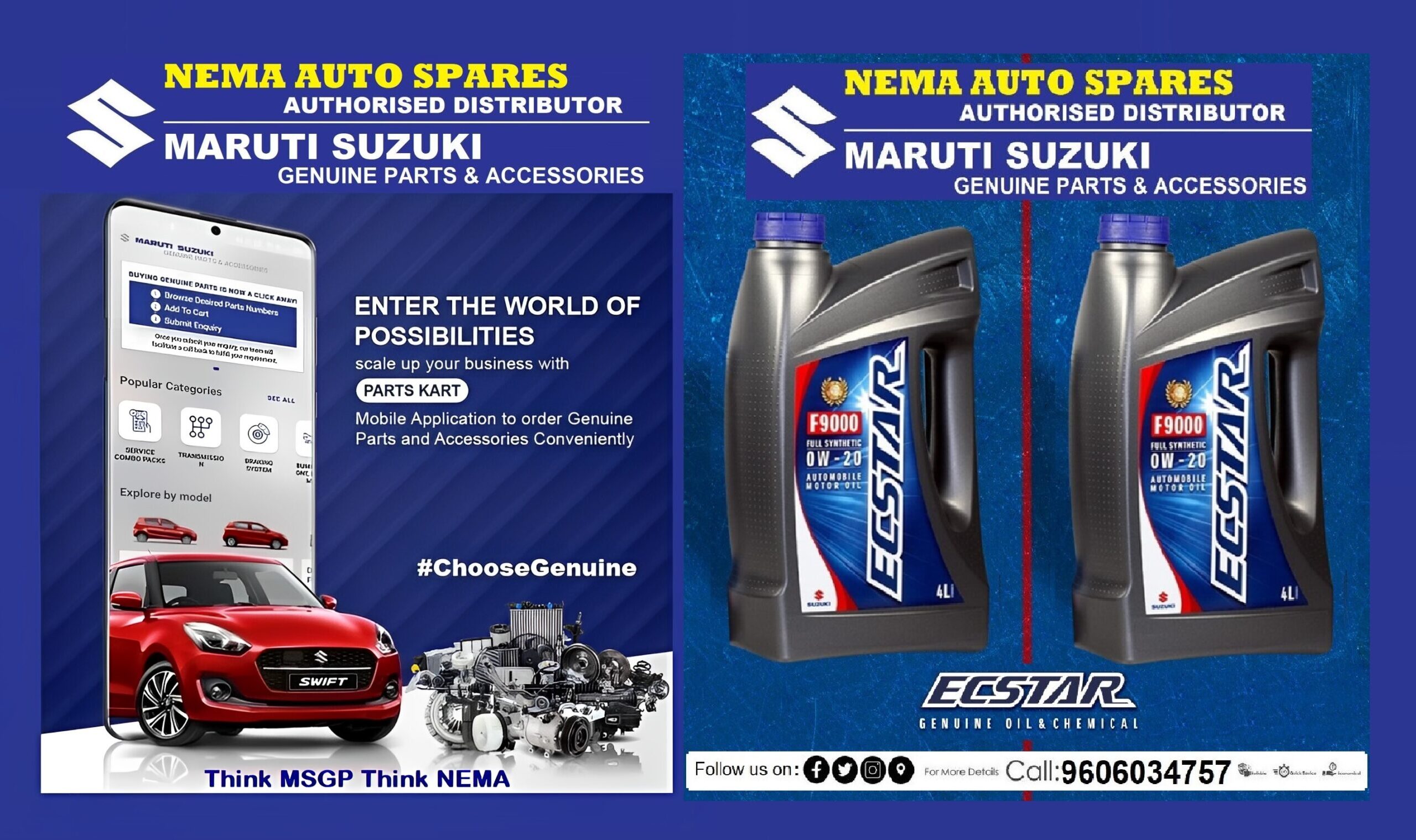 Maruti authorised deals parts dealer